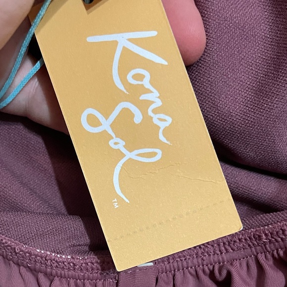 NWT Kona Sol Mauve One Piece Swim Suit - Picture 9 of 11